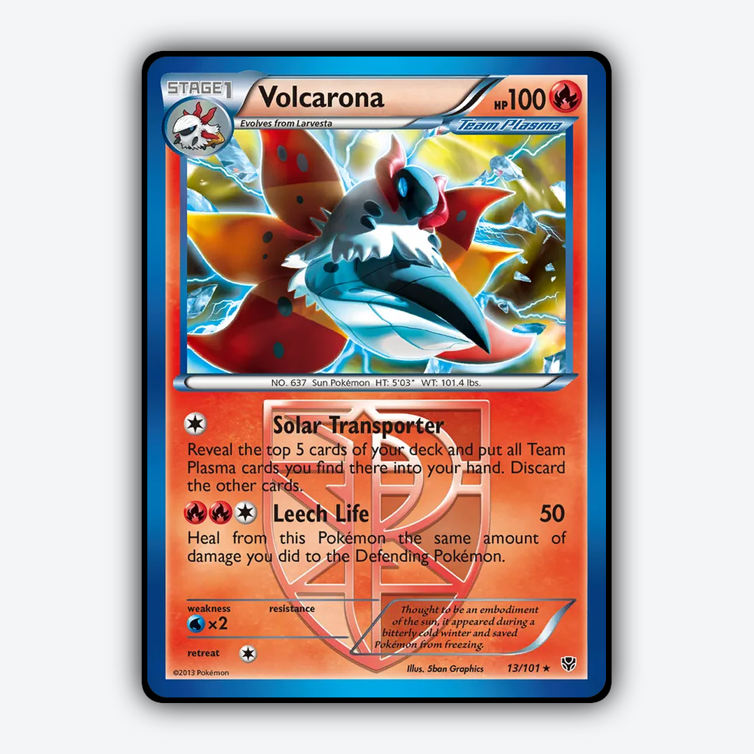 Volcarona 013/101 - Plasma Blast Set - Card Rug