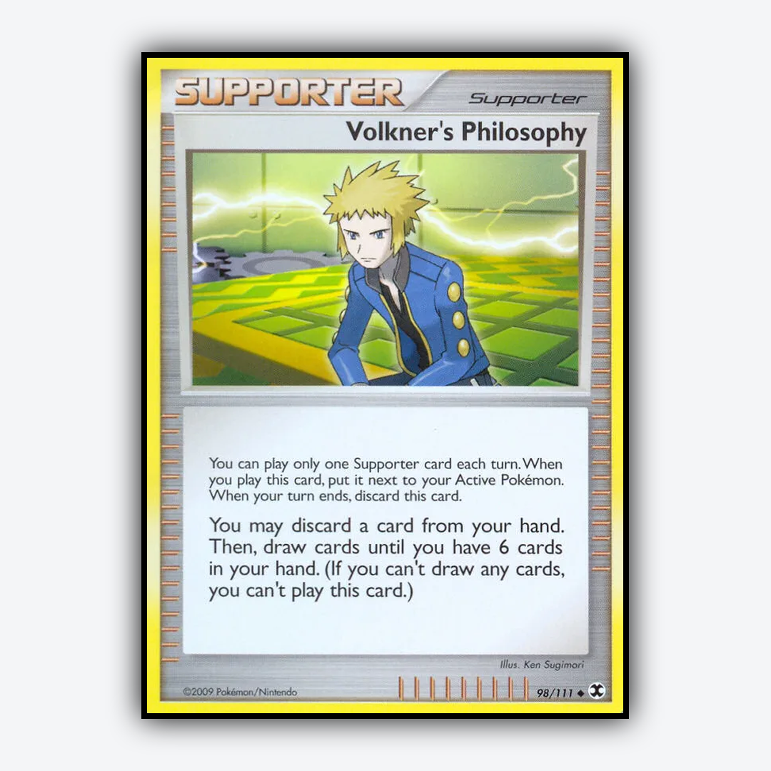 Volkner's Philosophy 098/111 - Rising Rivals Set - Card Rug