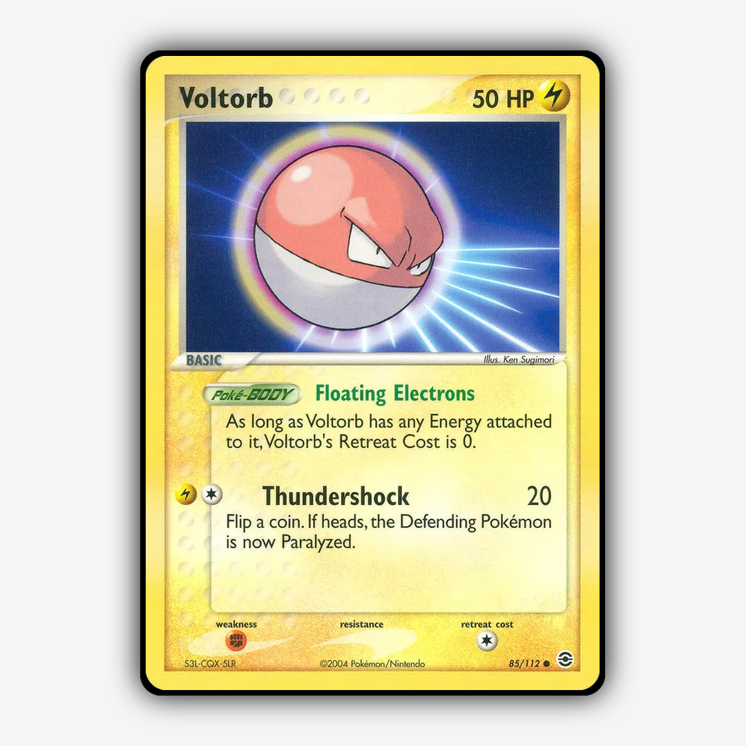 Voltorb 085/112 - FireRed & LeafGreen Set - Card Rug