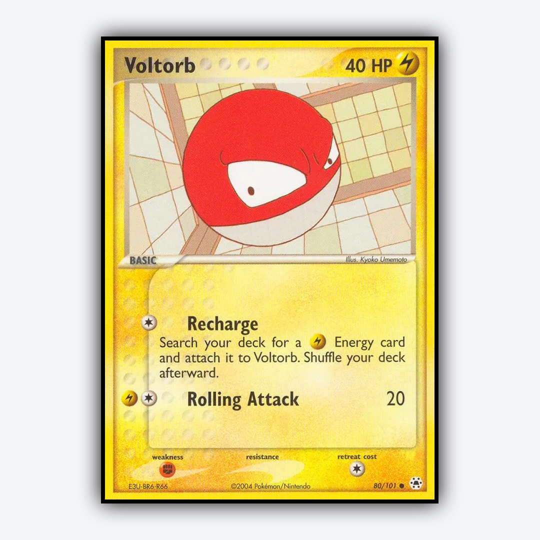 Voltorb 080/101 - Hidden Legends Set - Card Rug