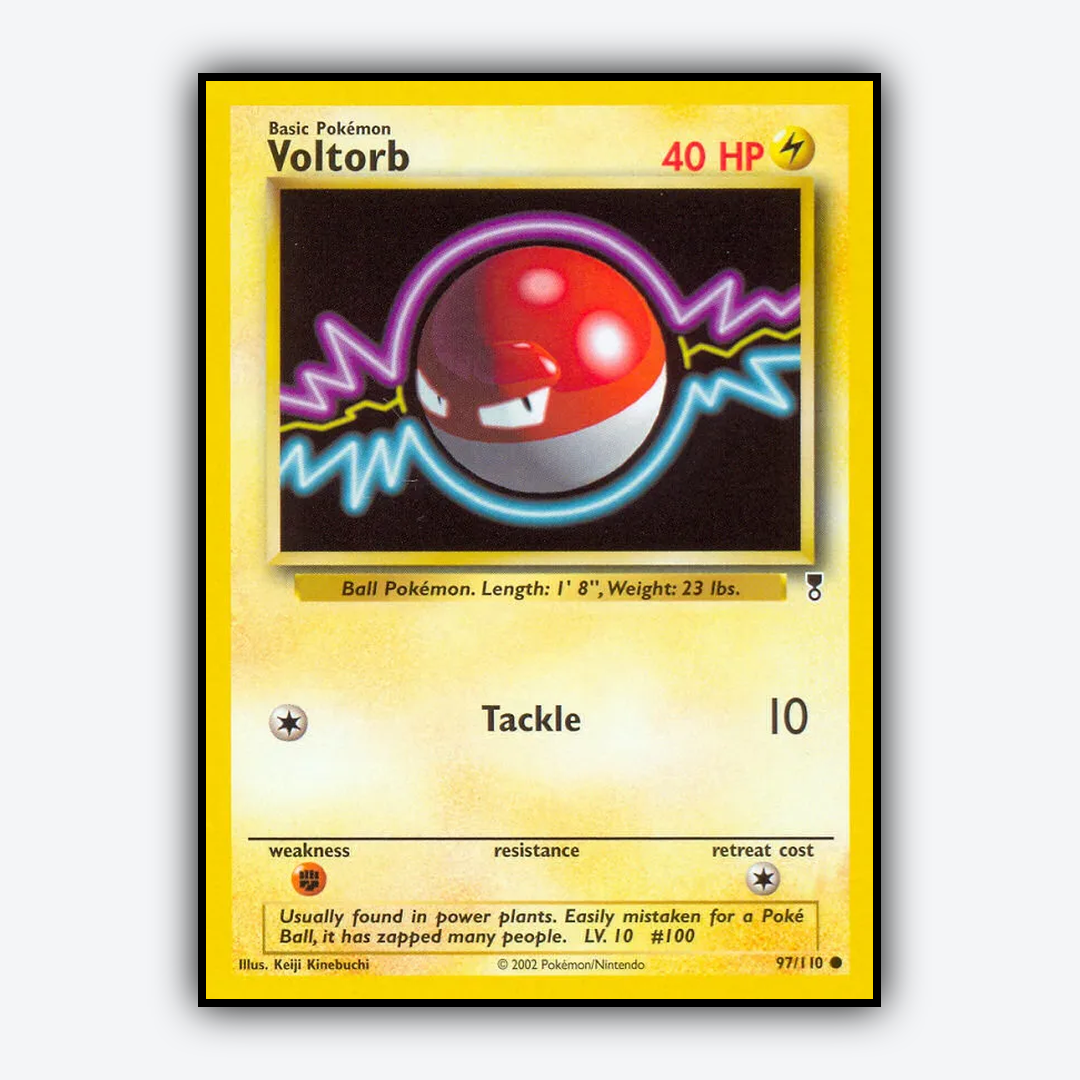 Voltorb 097/110 - Legendary Collection Set - Card Rug