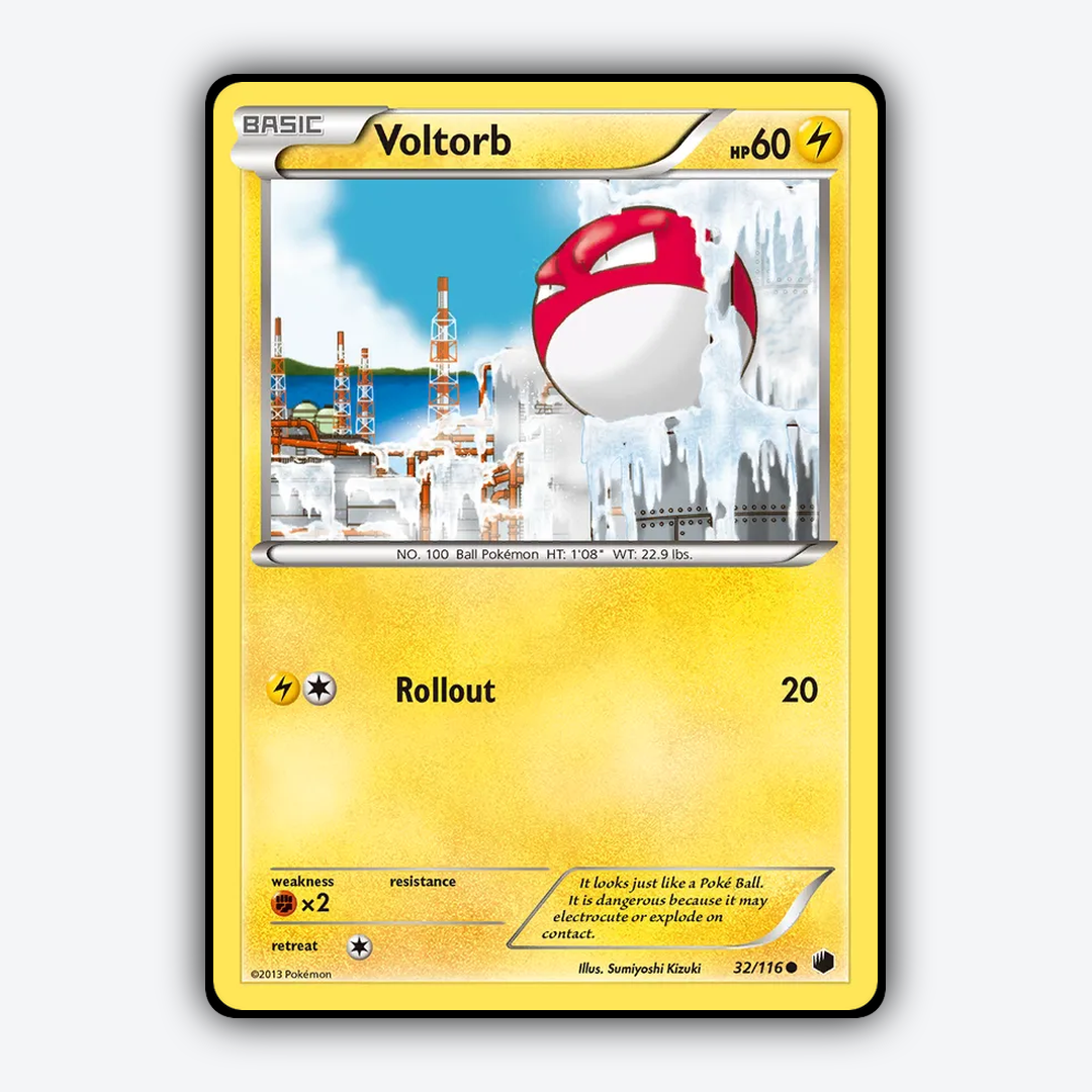 Voltorb 032/116 - Plasma Freeze Set - Card Rug