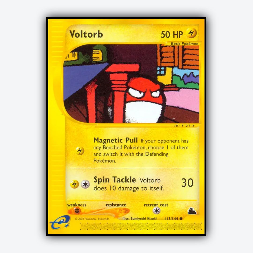 Voltorb 113/144 - Skyridge Set - Card Rug