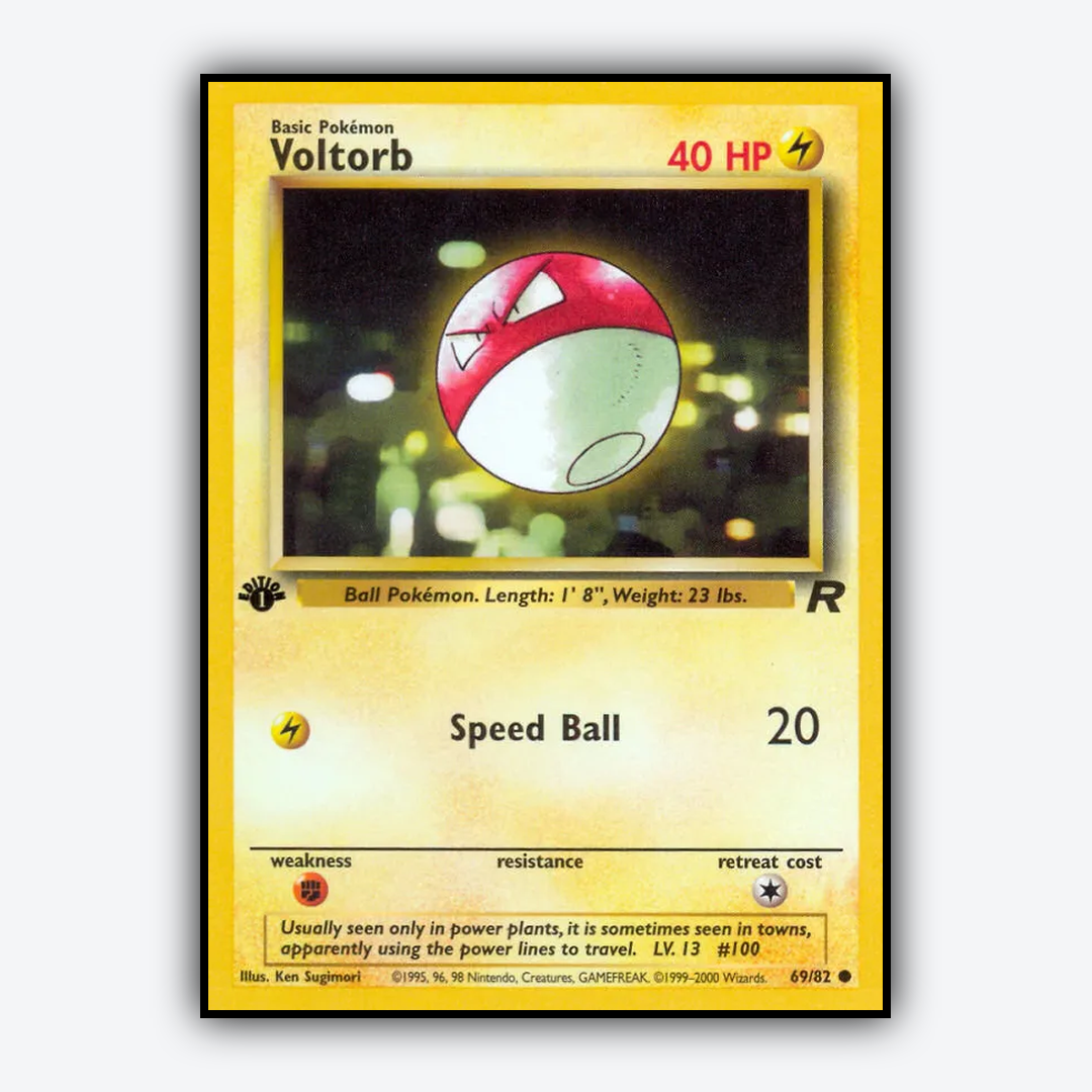 Voltorb 069/82 - Team Rocket Set - Card Rug