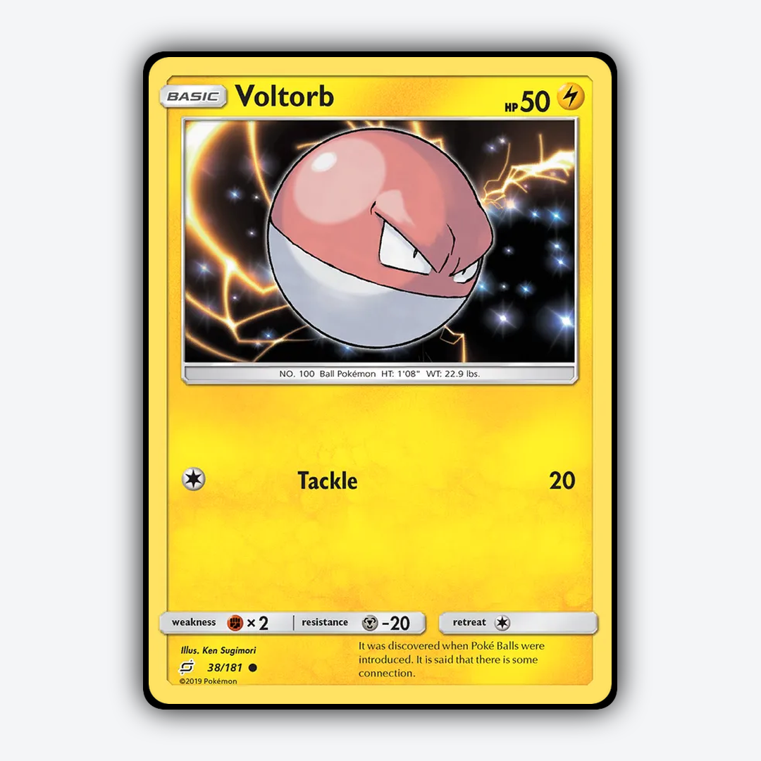 Voltorb 038/181 - Team Up Set - Card Rug