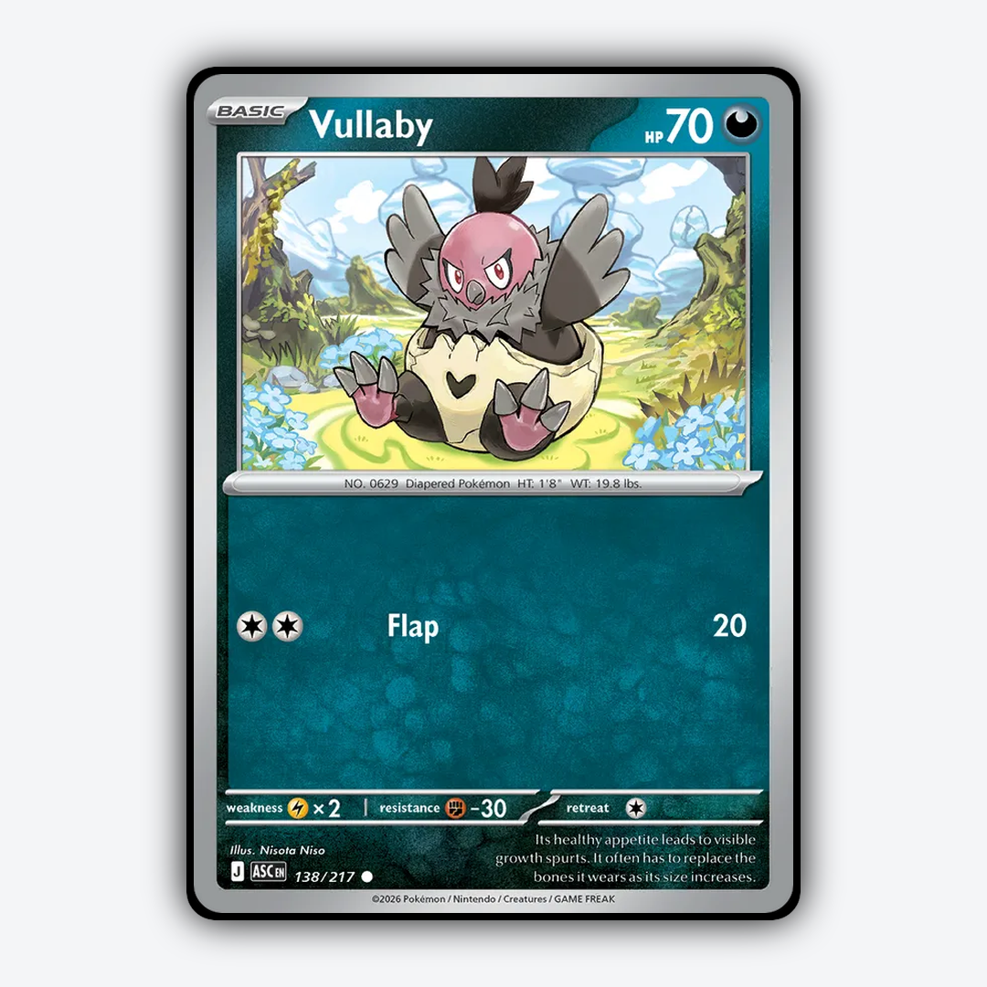 Vullaby 138/217 - Ascended Heroes Set - Card Rug