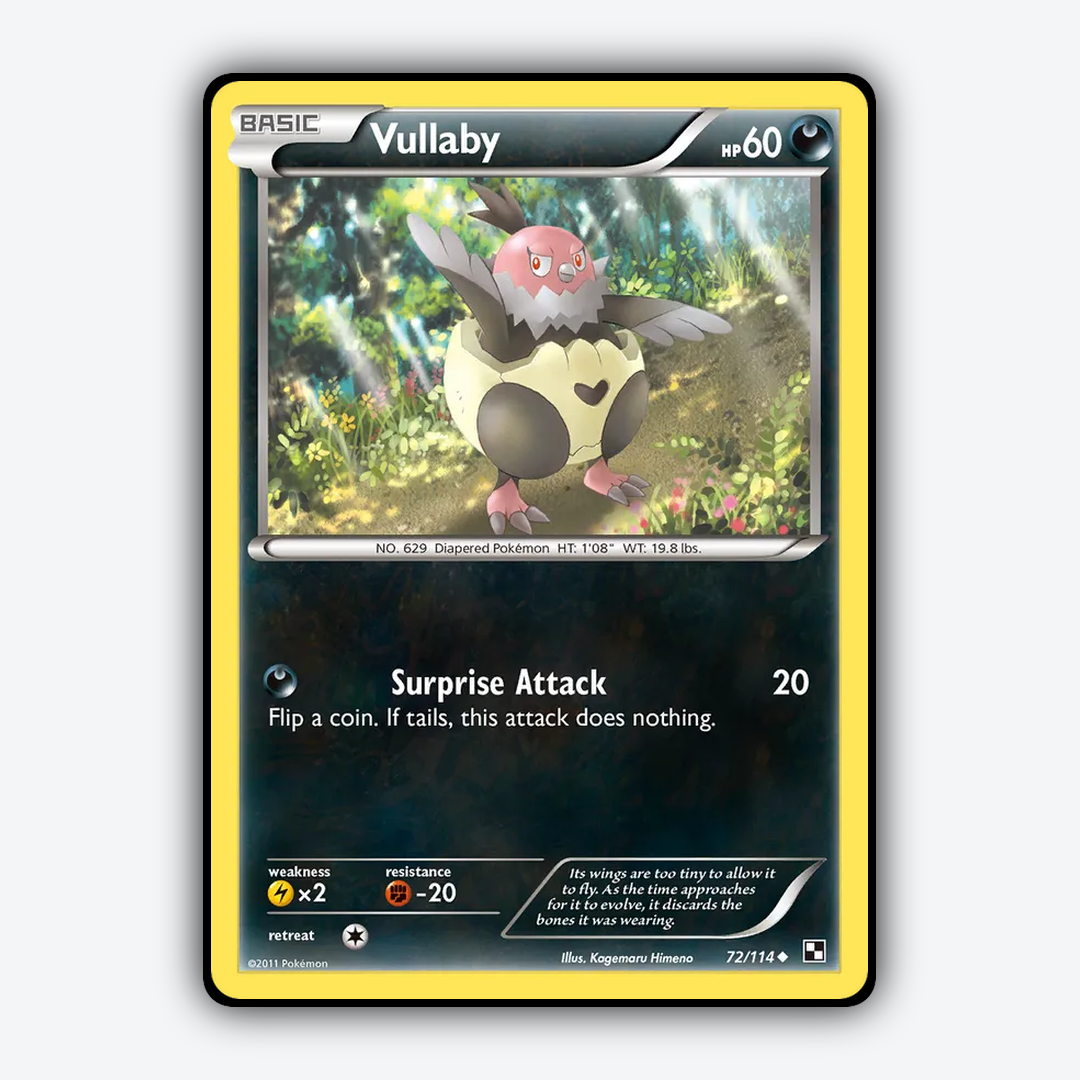Vullaby 072/114 - Black & White Set - Card Rug