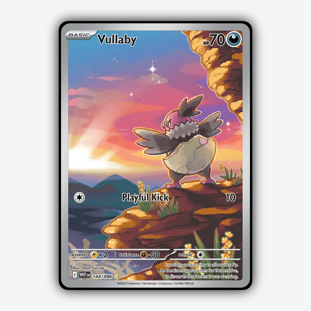 Vullaby #144 - White Flare Set - Card Rug
