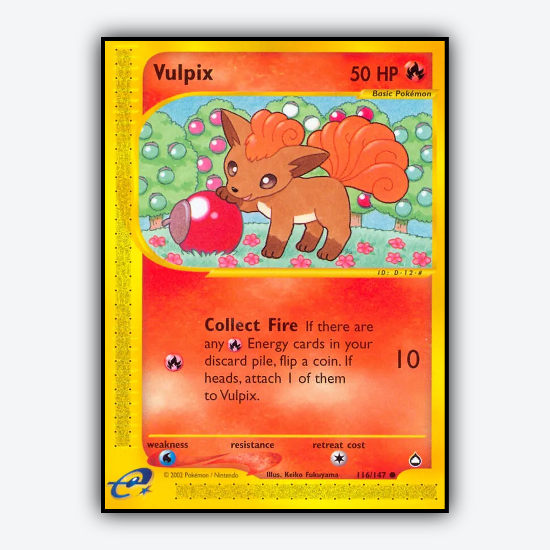 Vulpix 116/147 - Aquapolis Set - Card Rug