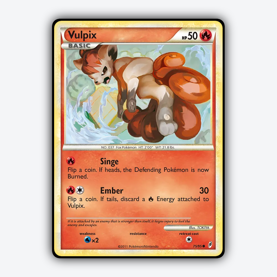 Vulpix 075/95 - Call of Legends Set - Card Rug