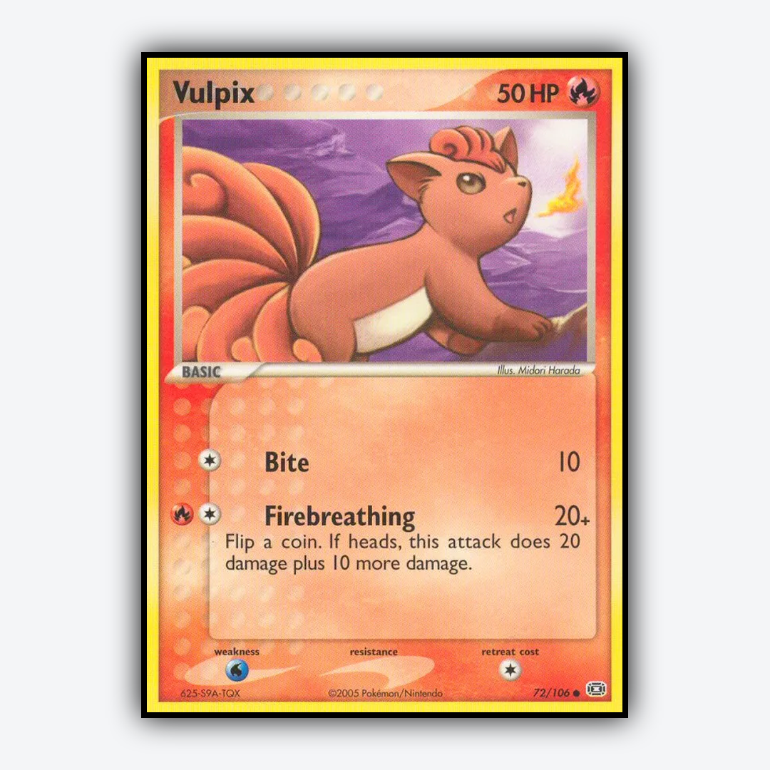 Vulpix 072/106 - Emerald Set - Card Rug