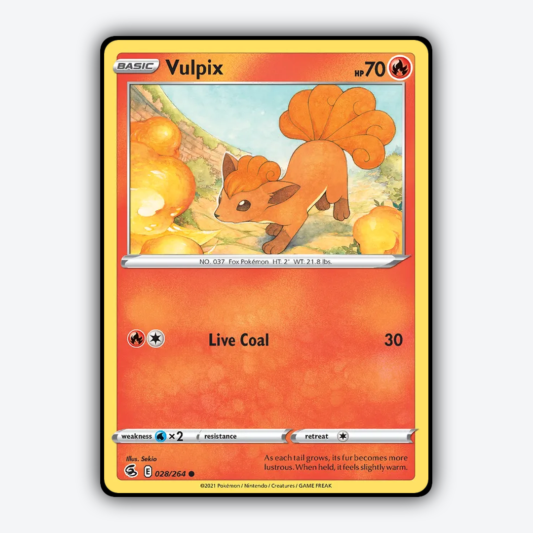 Vulpix 028/264 - Fusion Strike Set - Card Rug