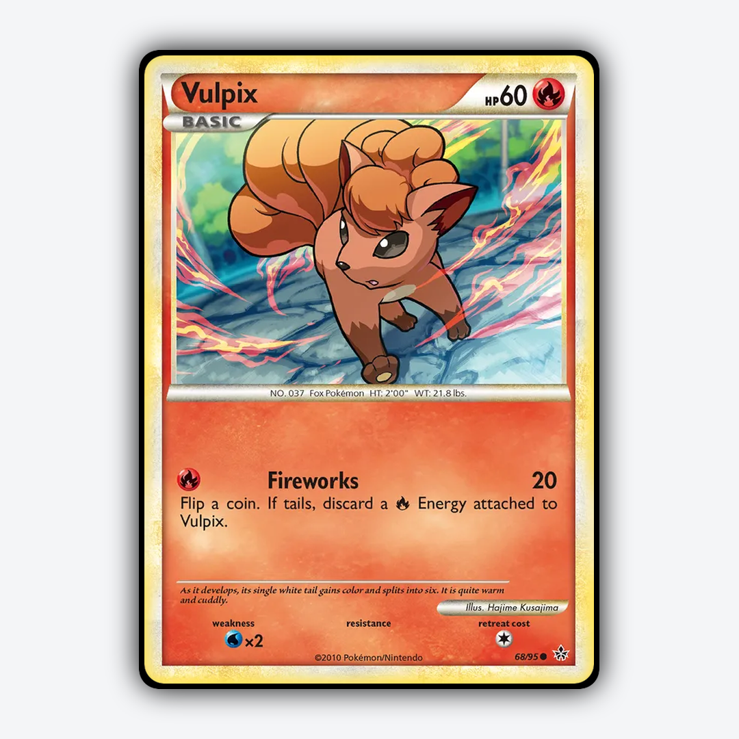 Vulpix 068/95 - HS—Unleashed Set - Card Rug
