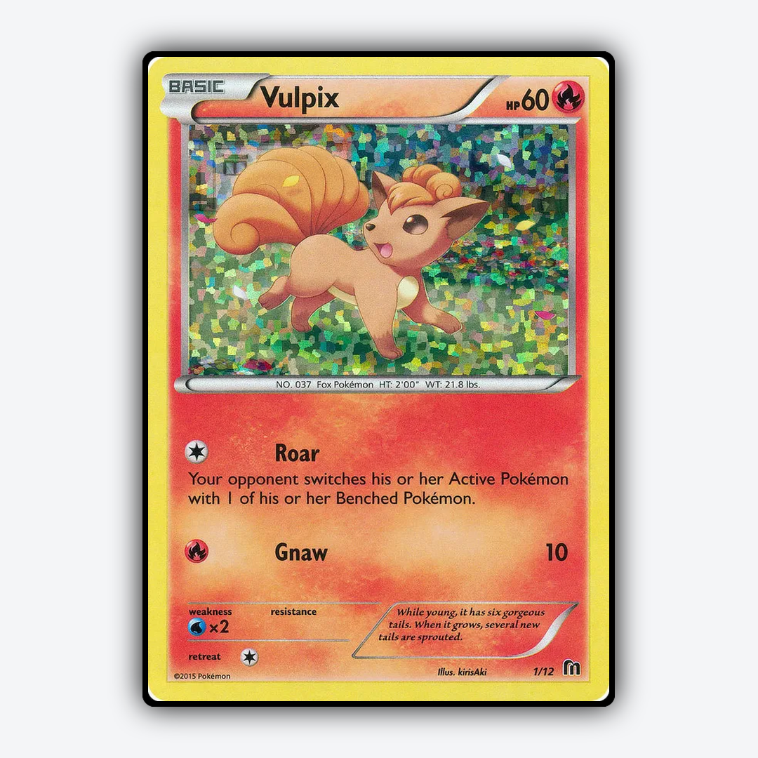 Vulpix 001/12 - McDonald's Collection 2016 Set - Card Rug