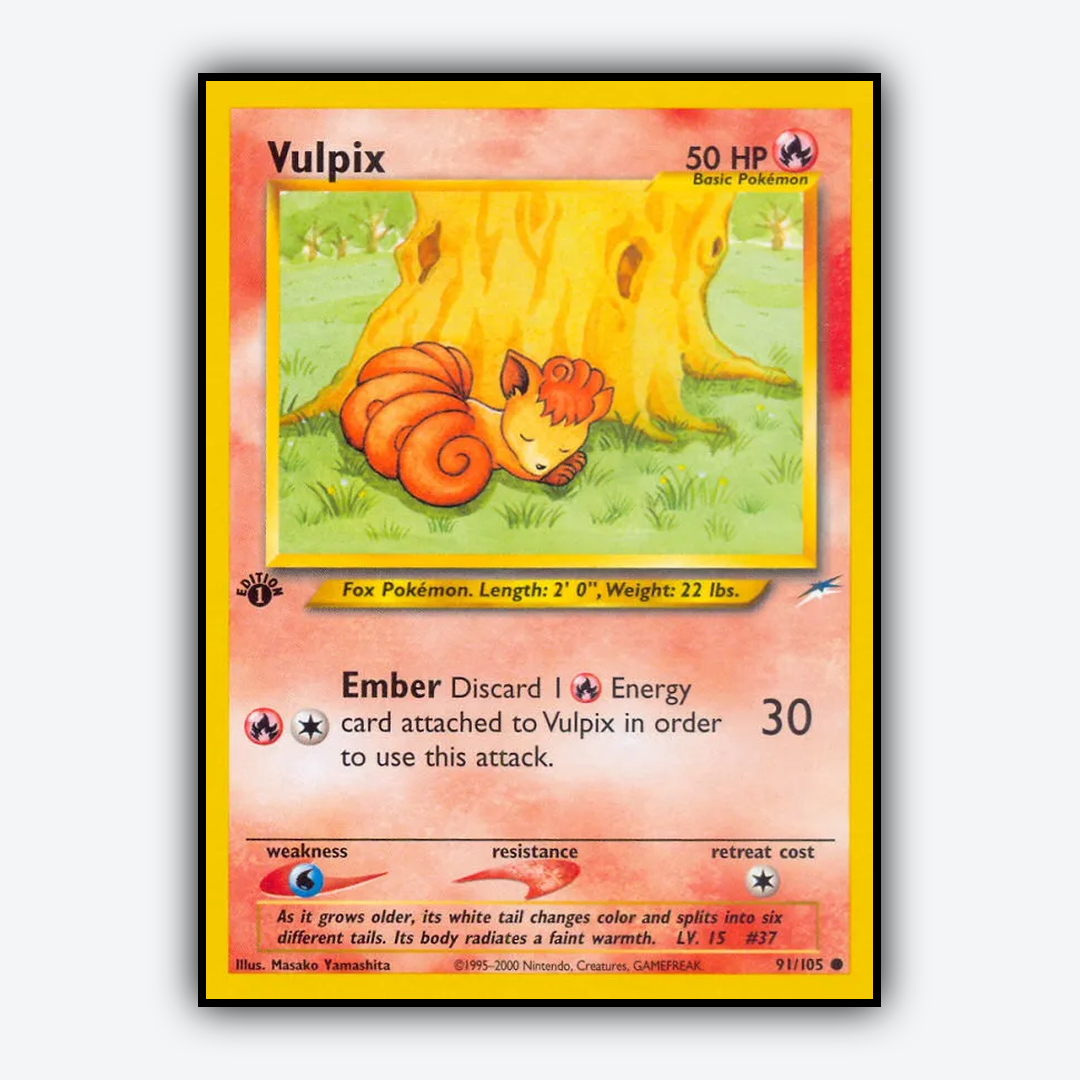 Vulpix 091/105 - Neo Destiny Set - Card Rug