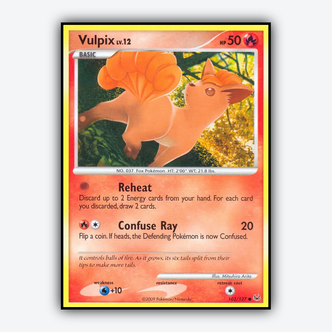 Vulpix 102/127 - Platinum Set - Card Rug