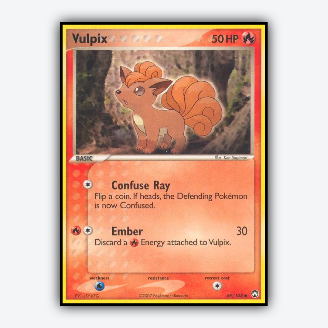 Vulpix 069/108 - Power Keepers Set - Card Rug
