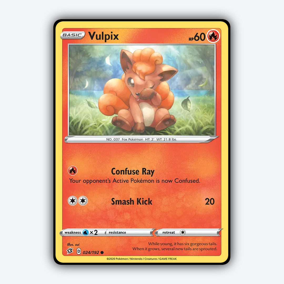 Vulpix 024/192 - Rebel Clash Set - Card Rug