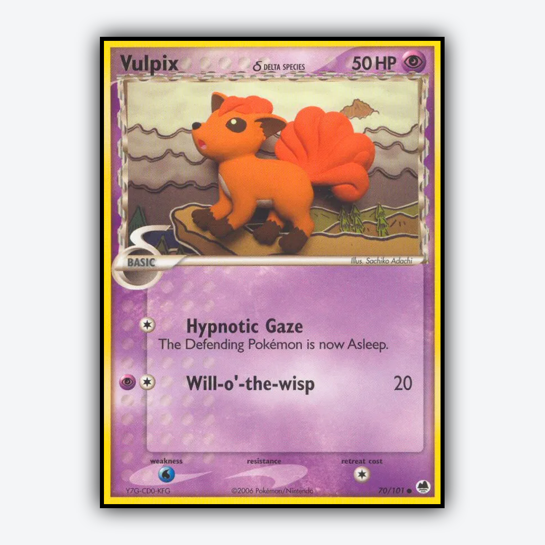 Vulpix δ 070/101 - Dragon Frontiers Set - Card Rug