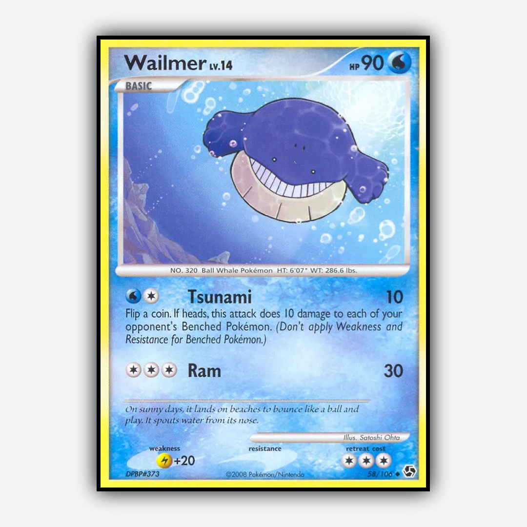 Wailmer 058/106 - Great Encounters Set - Card Rug
