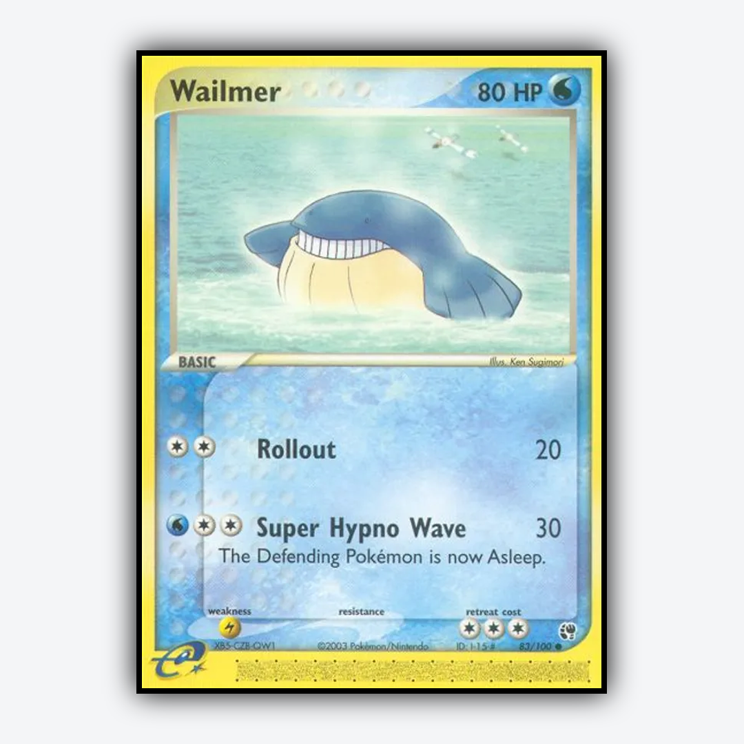 Wailmer 083/100 - Sandstorm Set - Card Rug