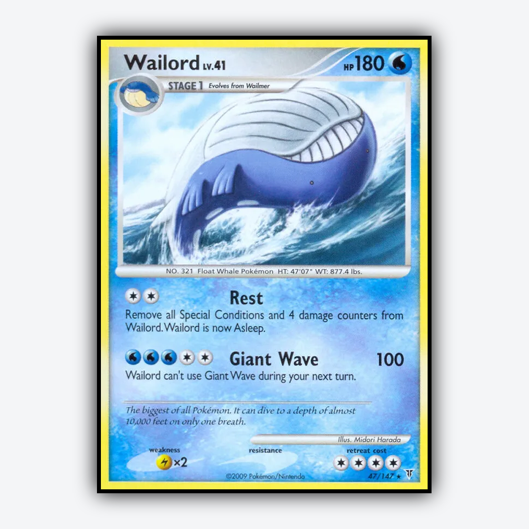 Wailord 047/147 - Supreme Victors Set - Card Rug