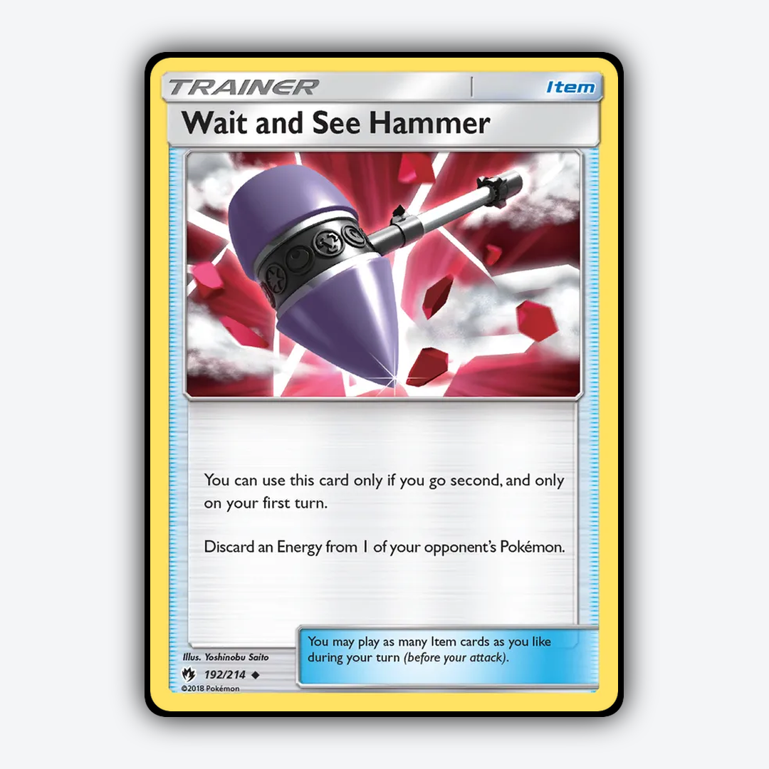 Wait and See Hammer 192/214 - Lost Thunder Set - Card Rug