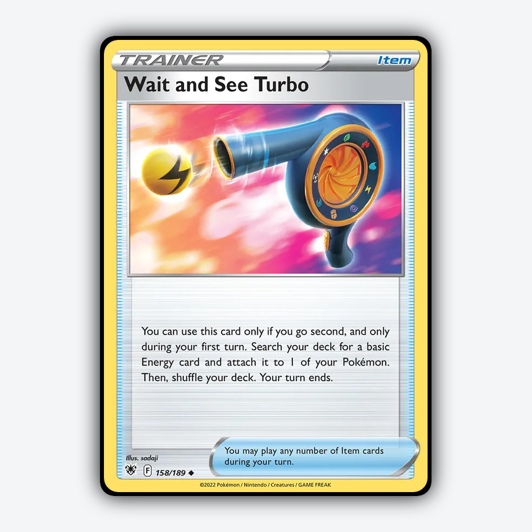 Wait and See Turbo 158/189 - Astral Radiance Set - Card Rug
