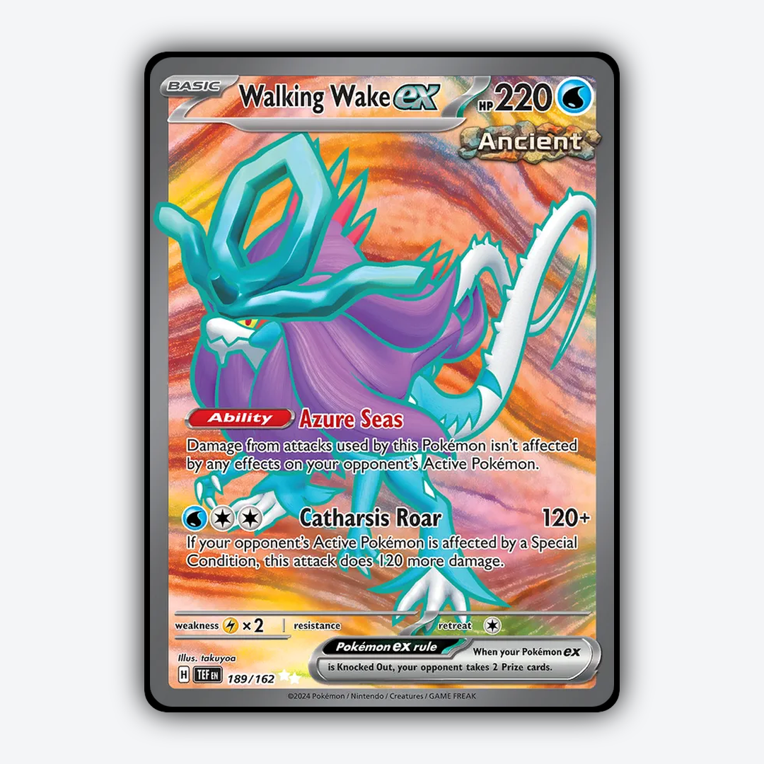 Walking Wake ex 189/162 - Temporal Forces Set - Card Rug