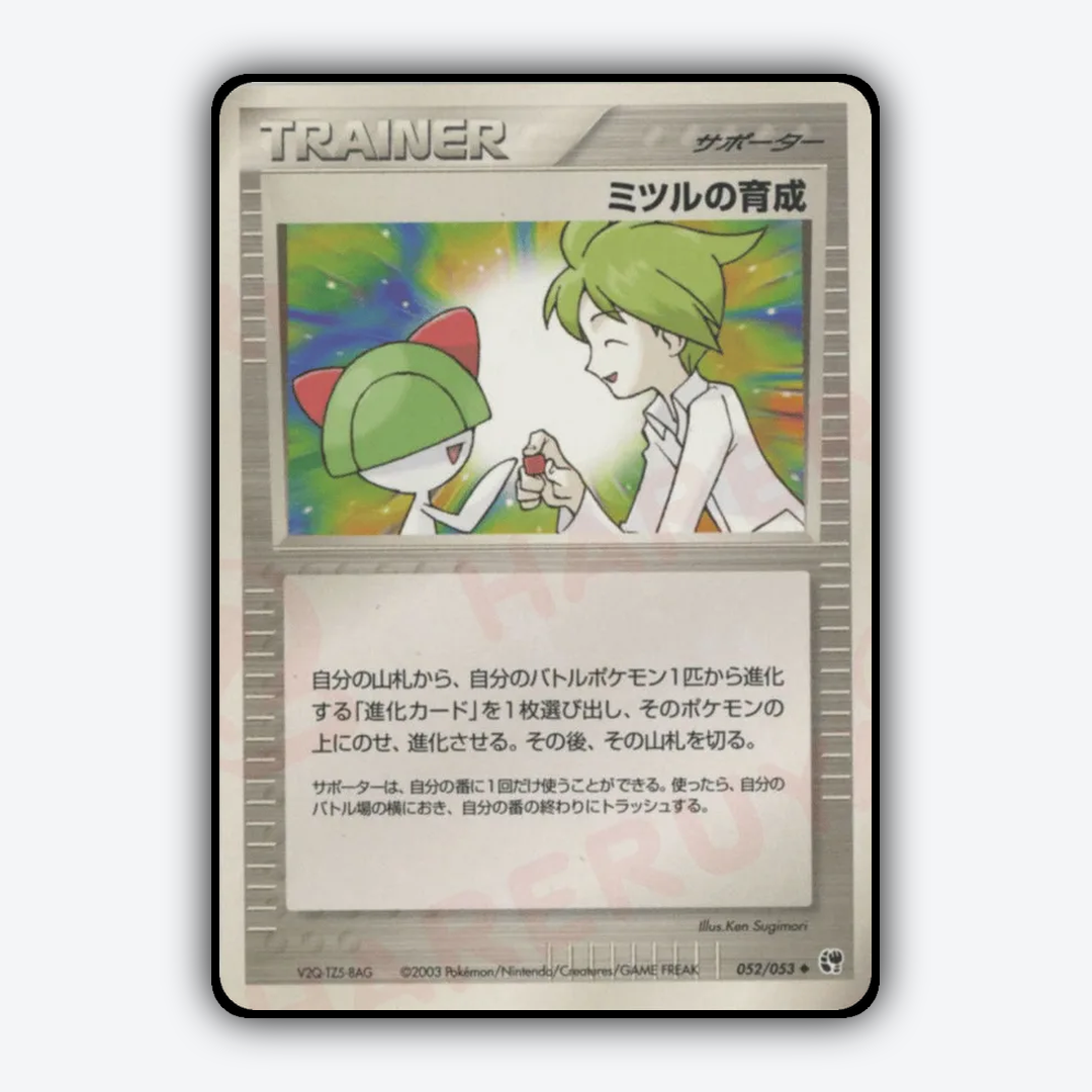 Wally's Training 052/053 - Miracle of the Desert Set - Card Rug (JP)