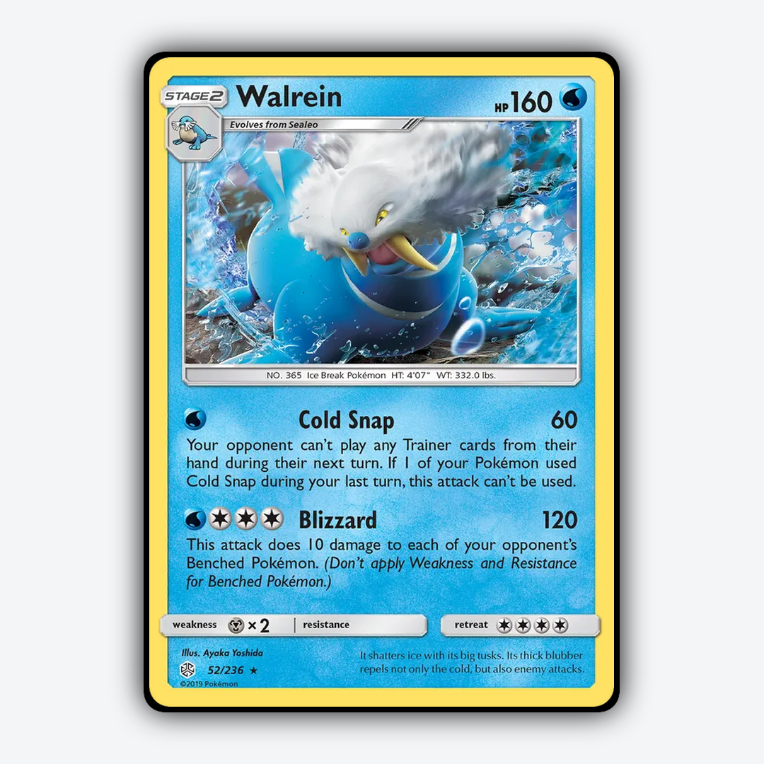Walrein 052/236 - Cosmic Eclipse Set - Card Rug