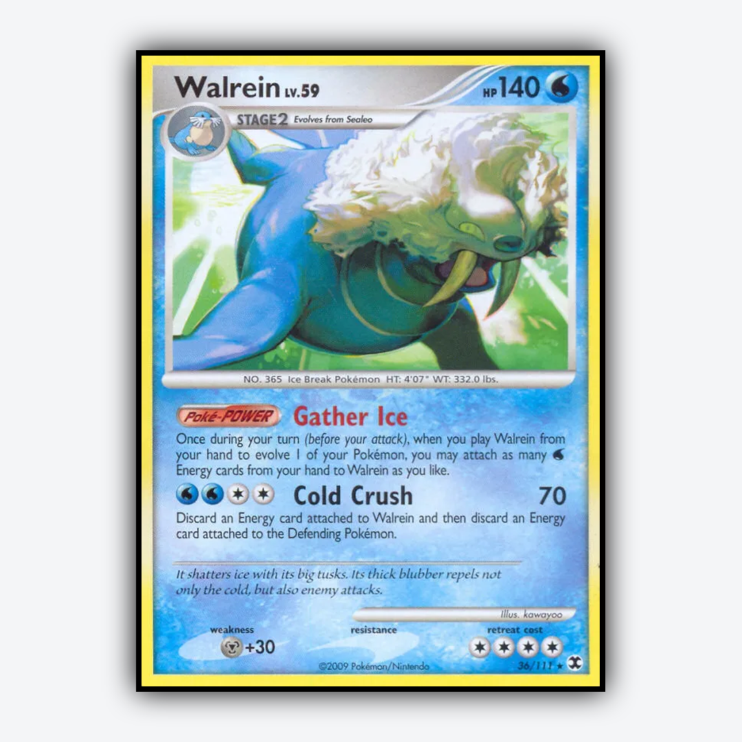 Walrein 036/111 - Rising Rivals Set - Card Rug