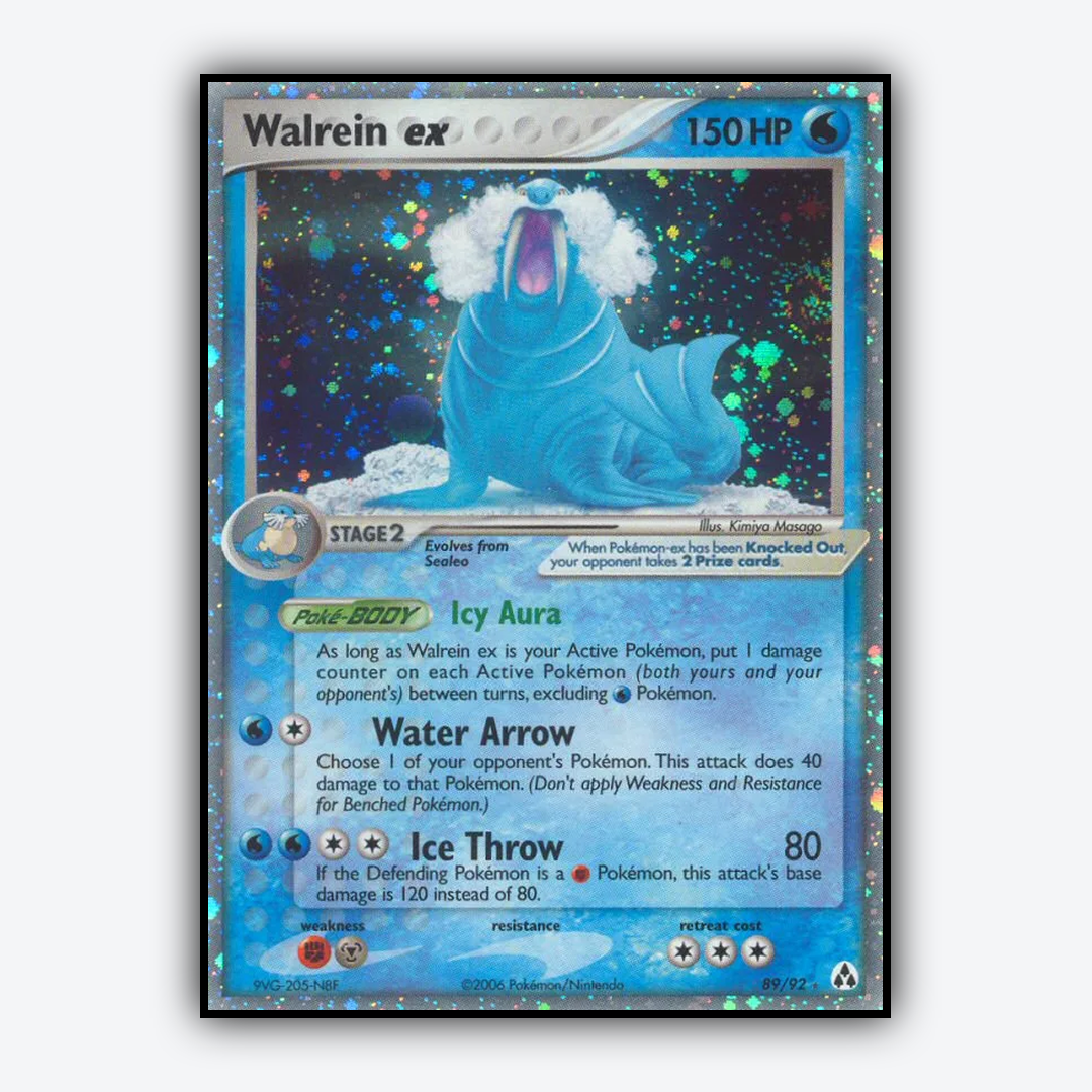 Walrein ex 089/92 - Legend Maker Set - Card Rug