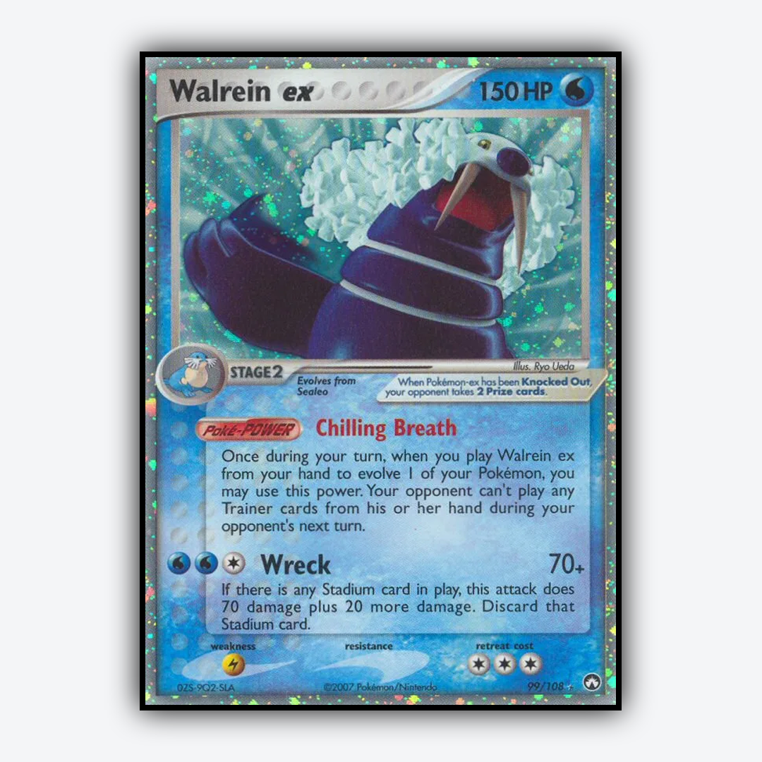 Walrein ex 099/108 - Power Keepers Set - Card Rug
