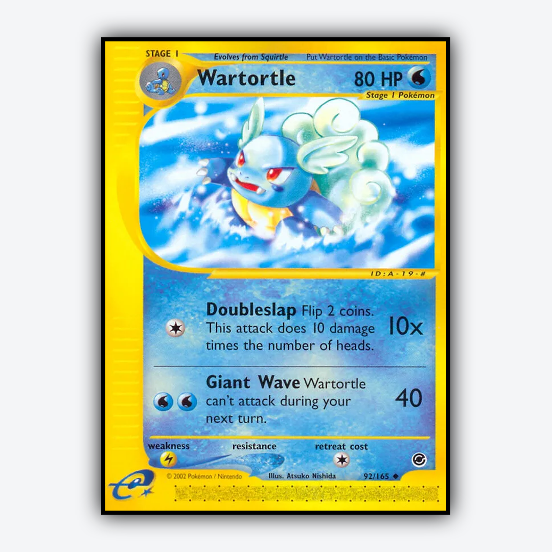 Wartortle 092/165 - Expedition Base Set - Card Rug