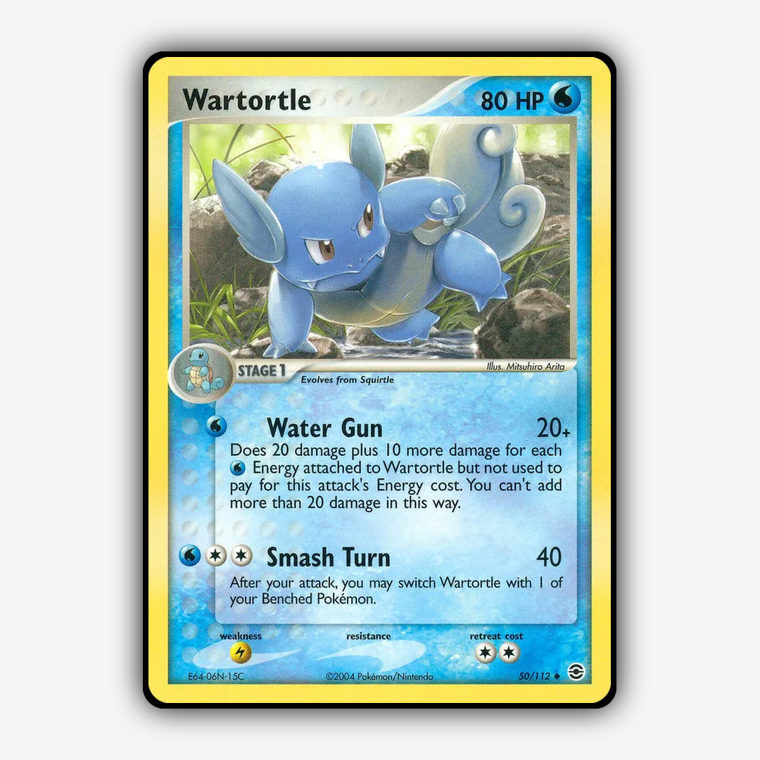 Wartortle 050/112 - FireRed & LeafGreen Set - Card Rug
