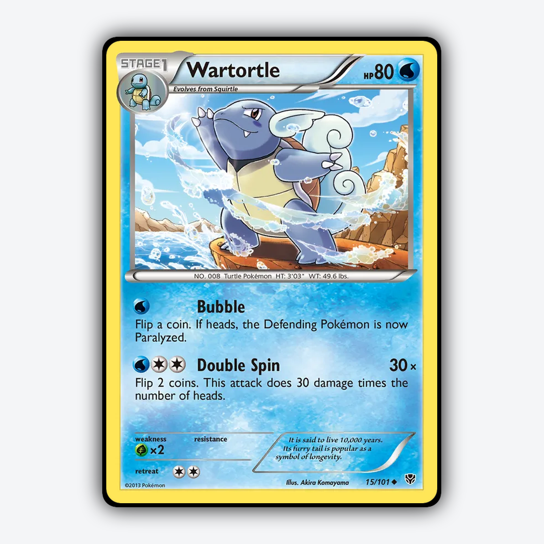 Wartortle 015/101 - Plasma Blast Set - Card Rug