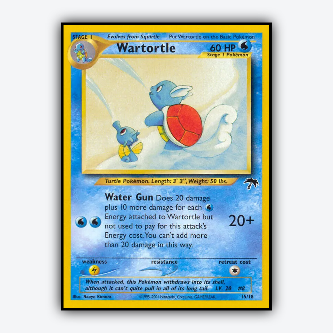 Wartortle 015/18 - Southern Islands Set - Card Rug