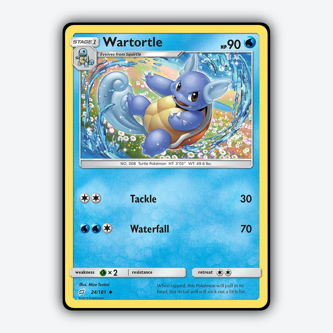 Wartortle 024/181 - Team Up Set - Card Rug