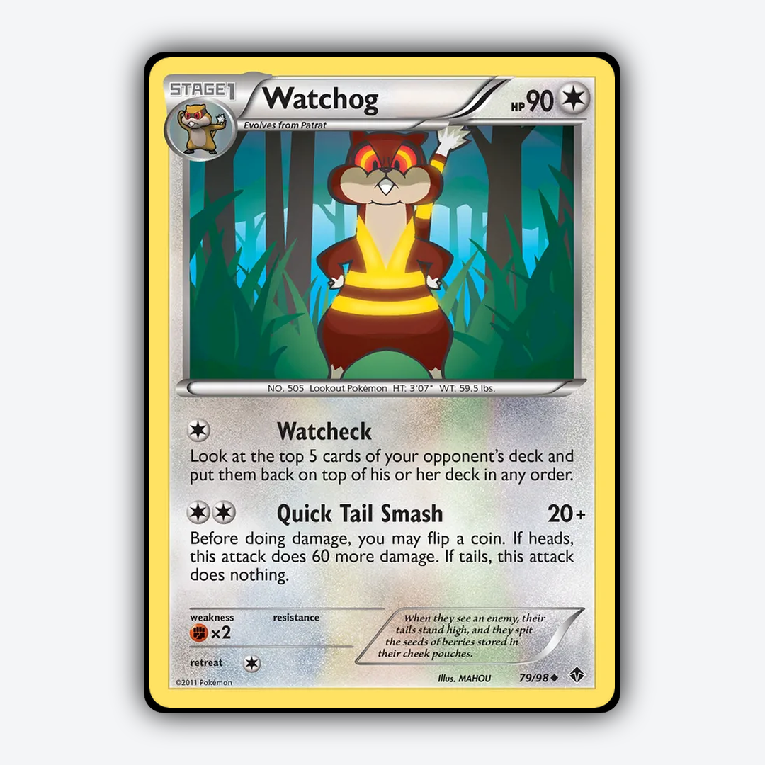 Watchog 079/98 - Emerging Powers Set - Card Rug