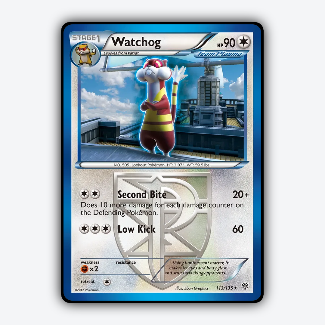 Watchog 113/135 - Plasma Storm Set - Card Rug