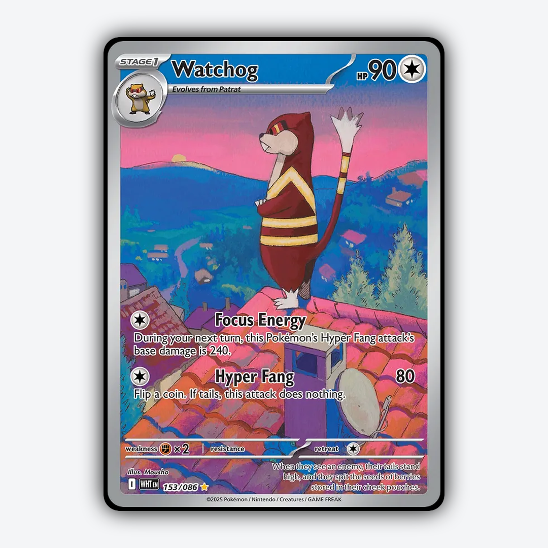 Watchog #153 - White Flare Set - Card Rug