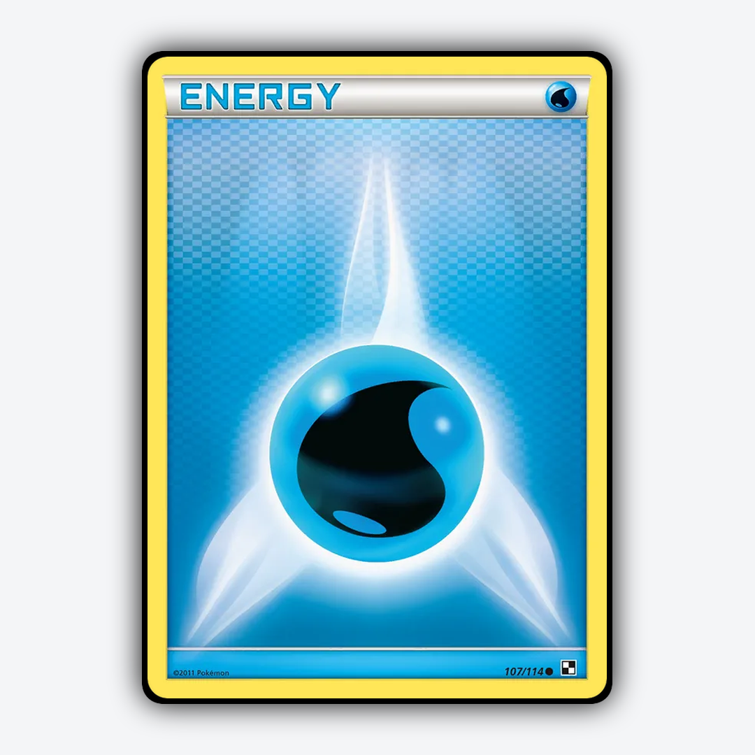 Water Energy 107/114 - Black & White Set - Card Rug