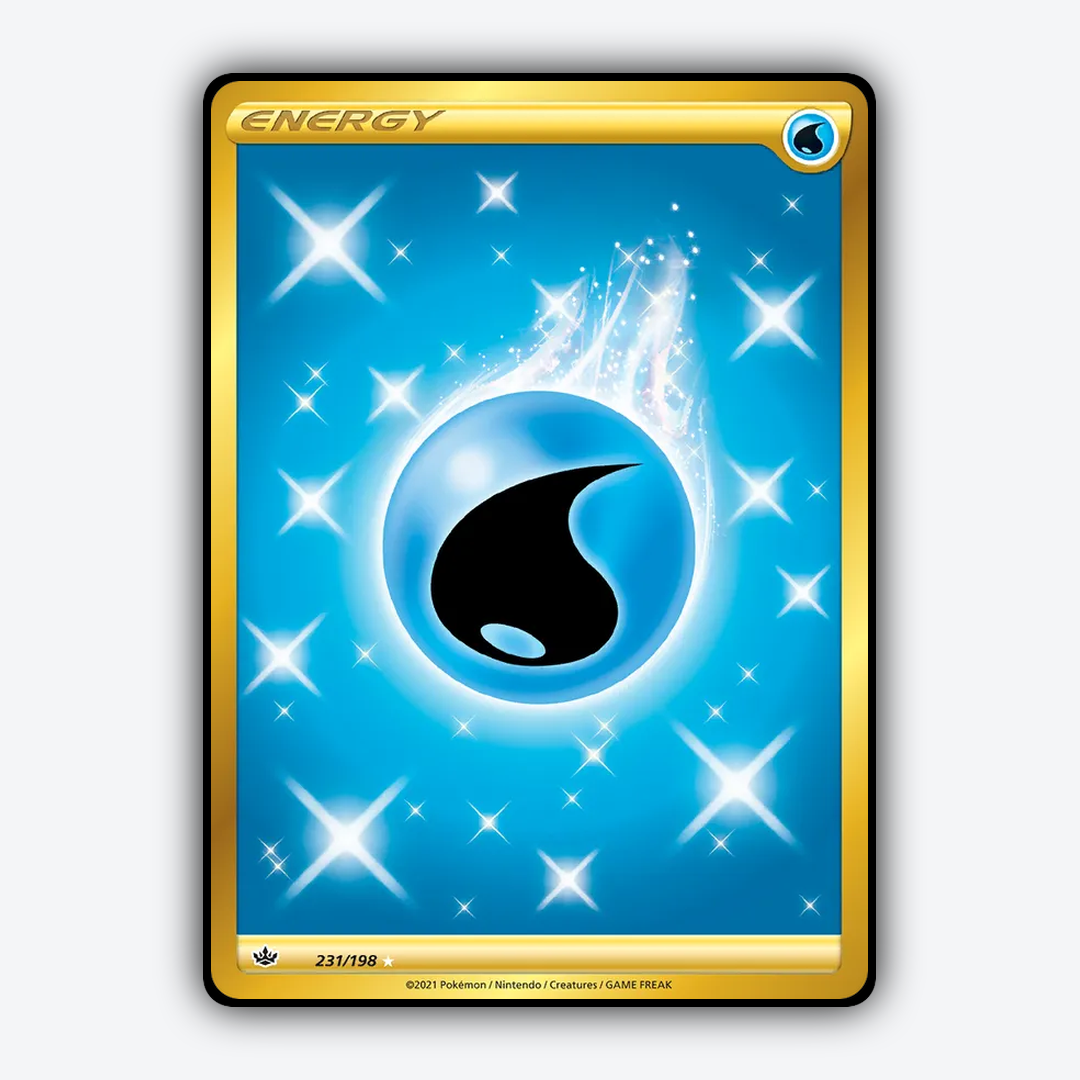 Water Energy 231/198 - Chilling Reign Set - Card Rug