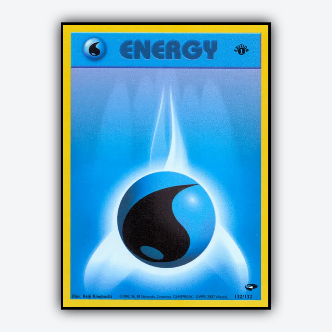 Water Energy 132/132 - Gym Challenge Set - Card Rug