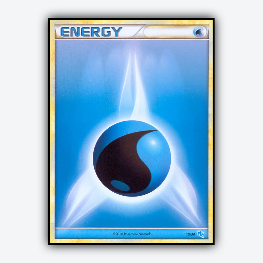Water Energy 010/30 - HGSS Trainer Kit Gyarados Set - Card Rug
