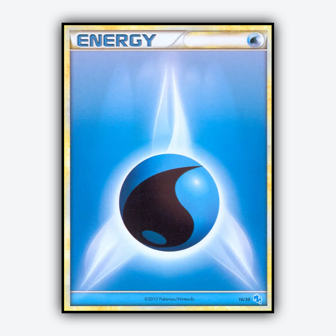 Water Energy 016/30 - HGSS Trainer Kit Gyarados Set - Card Rug