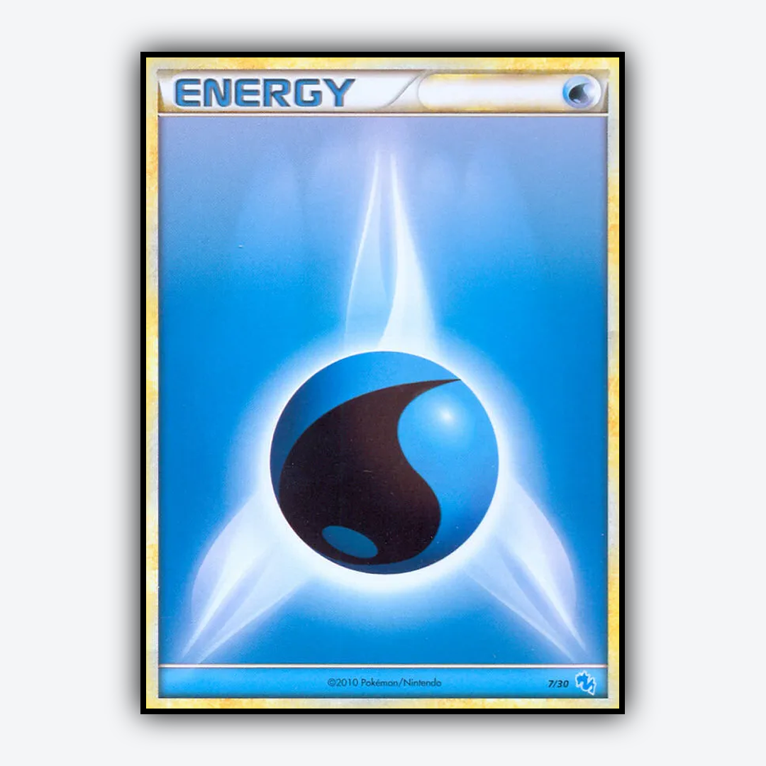 Water Energy 007/30 - HGSS Trainer Kit Gyarados Set - Card Rug