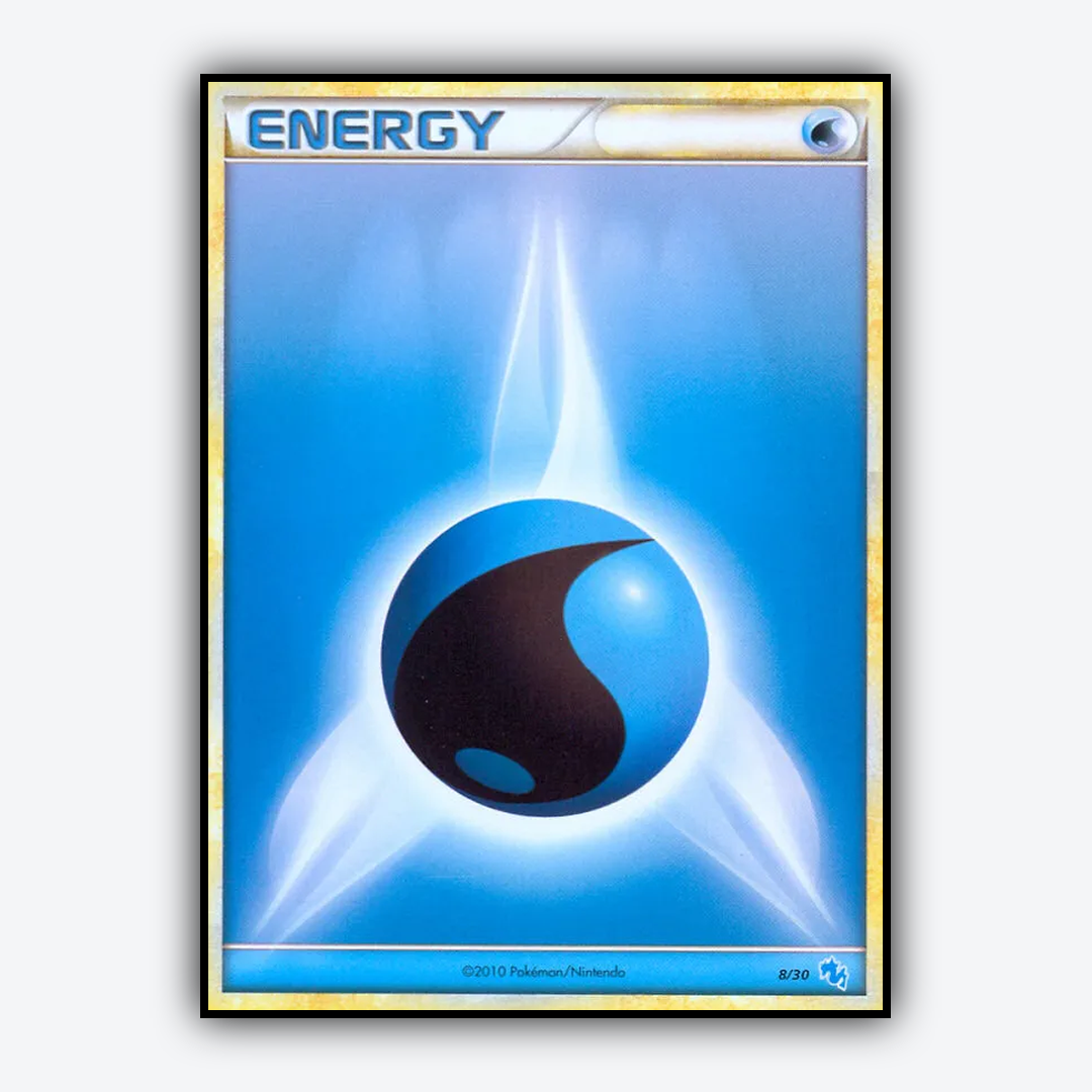 Water Energy 008/30 - HGSS Trainer Kit Gyarados Set - Card Rug