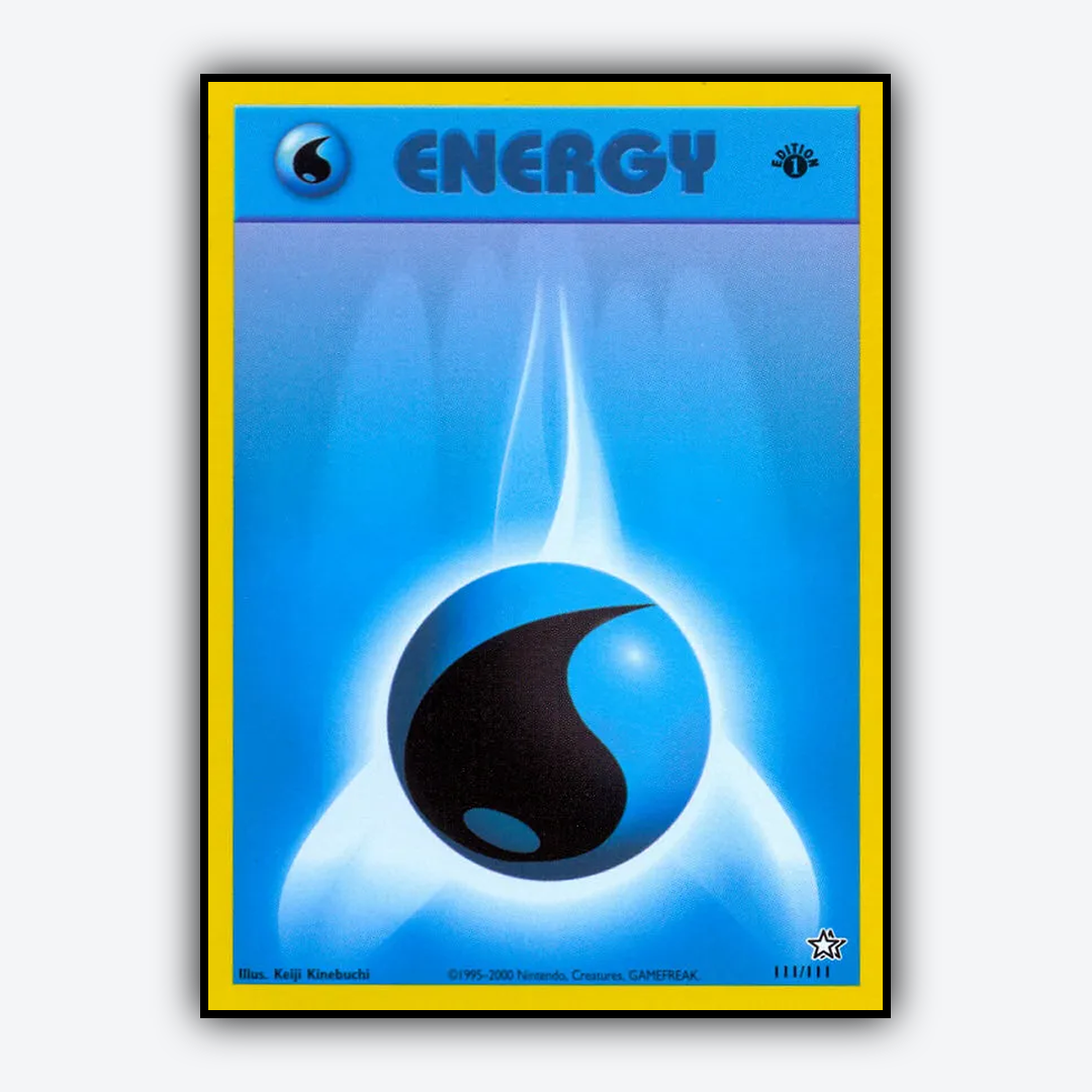 Water Energy 111/111 - Neo Genesis Set - Card Rug